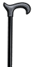 UNI-Ergonomic-Derbystock verstellbar, schwarz