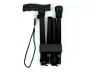 Faltstock höhenverstellbar 85-95cm schwarz