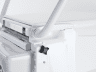 AQUATEC 900 mit Armlehnen, Detail Befestigung der Toilettensitzerhöhung