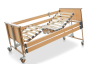 Pflegebett DALI low-entry mit Kabelhandschalter 90x200 cm Holz, hochgestellt