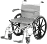 Duschtoilettenrollstuhl DUO MOTION XL, 24" Antriebsräder