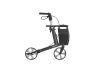 Rollator SERVER Standard mit Stockhalter und Tasche, Seitenansicht, Farbe anthrazit grau