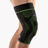 BORT StabiloGen Sport mit Haftband Kniebandage, schwarz/grün