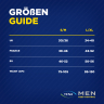 Inkontinenzunterwäsche TENA Men Active Fit Pants, Größentabelle
