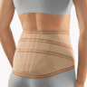 Bort StabiloBasic Lady Rückenbandage mit Pelotte, beige von hinten