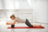 Myofascia Roller, schwarz Anwendungsbeispiel