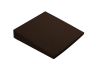 Keilkissen 37x37x7/2cm, braun