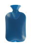 Wärmflasche Doppellamelle, Farbe saphir