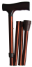 Faltstock höhenverstellbar 85-95cm braun