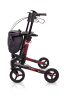 Rollator Troja 5G Black Series, rot, Seitenansicht