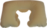 Reisenackenkissen aufblasbar 16 x 12 cm, beige