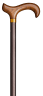Leichtmetall-Derbystock verstellbar, bronze