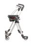 Indoor-Rollator TOPRO Hestia silber, Seitenansicht