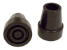Gummipuffer für Vierfußgehhilfe, 18mm schwarz