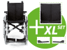 Rollstuhl mit xl kit orthegro