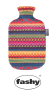 Wärmflasche 2l mit Bezug im Peru-Design