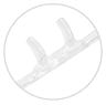 AEROpart® Sauerstoff-Brille 12-S mit 2m Schlauch, gebogene Nasenstutzen