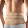 Bort StabiloBasic Rückenbandage mit Pelotte, beige von hinten