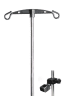 Infusionsstab Edelstahl mit Halter