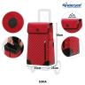 Alu Star Shopper Sofia, rot, Ansicht Tasche