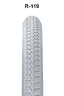 Decken für Standard-Rollstuhl 22 x 1.3/8" (570x30 mm) Streetpac grau