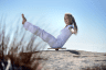 Balance Board Dynamic, Anwendungsbeispiel im Sitzen