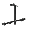 Halter für Kopfstützen mit Rahmenbreite 40-50cm mit Klaue schwarz