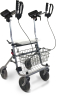 Rollator Cristallo 2 mit Unterarmauflage,silber