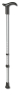 Gehstock Simplex mit Fritzgriff verstellbar, silber